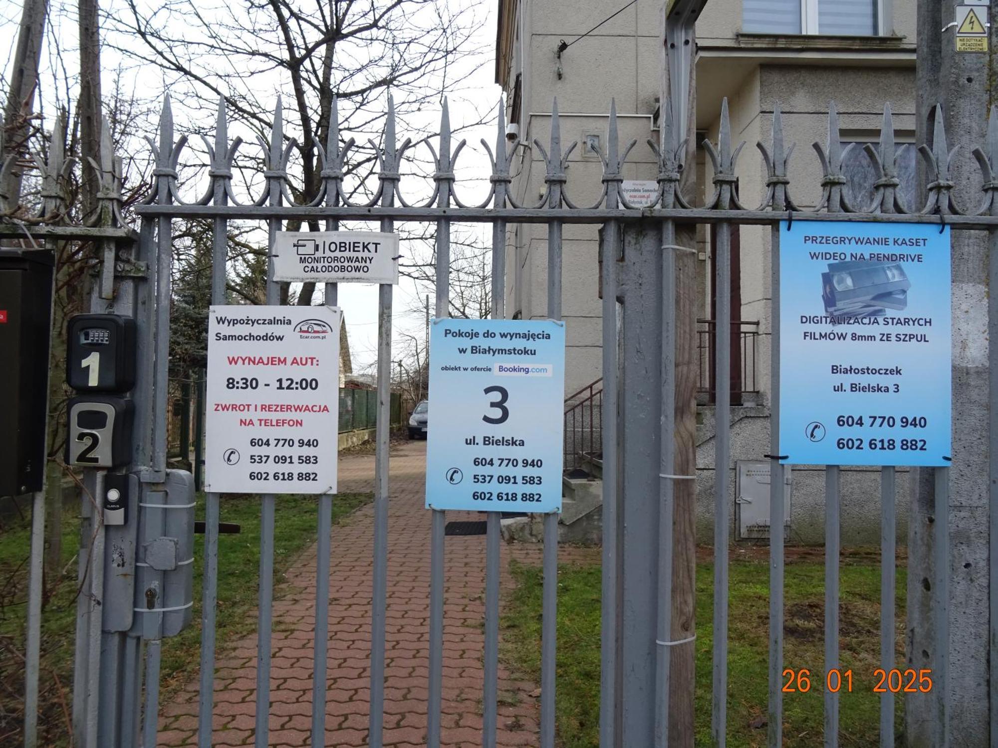 Pokoje Do Wynajecia W Centrum Bialegostoku Бялисток Екстериор снимка